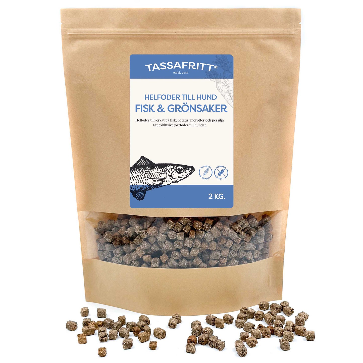 Ugnsbakat Torrfoder - Fisk & Grönsaker
