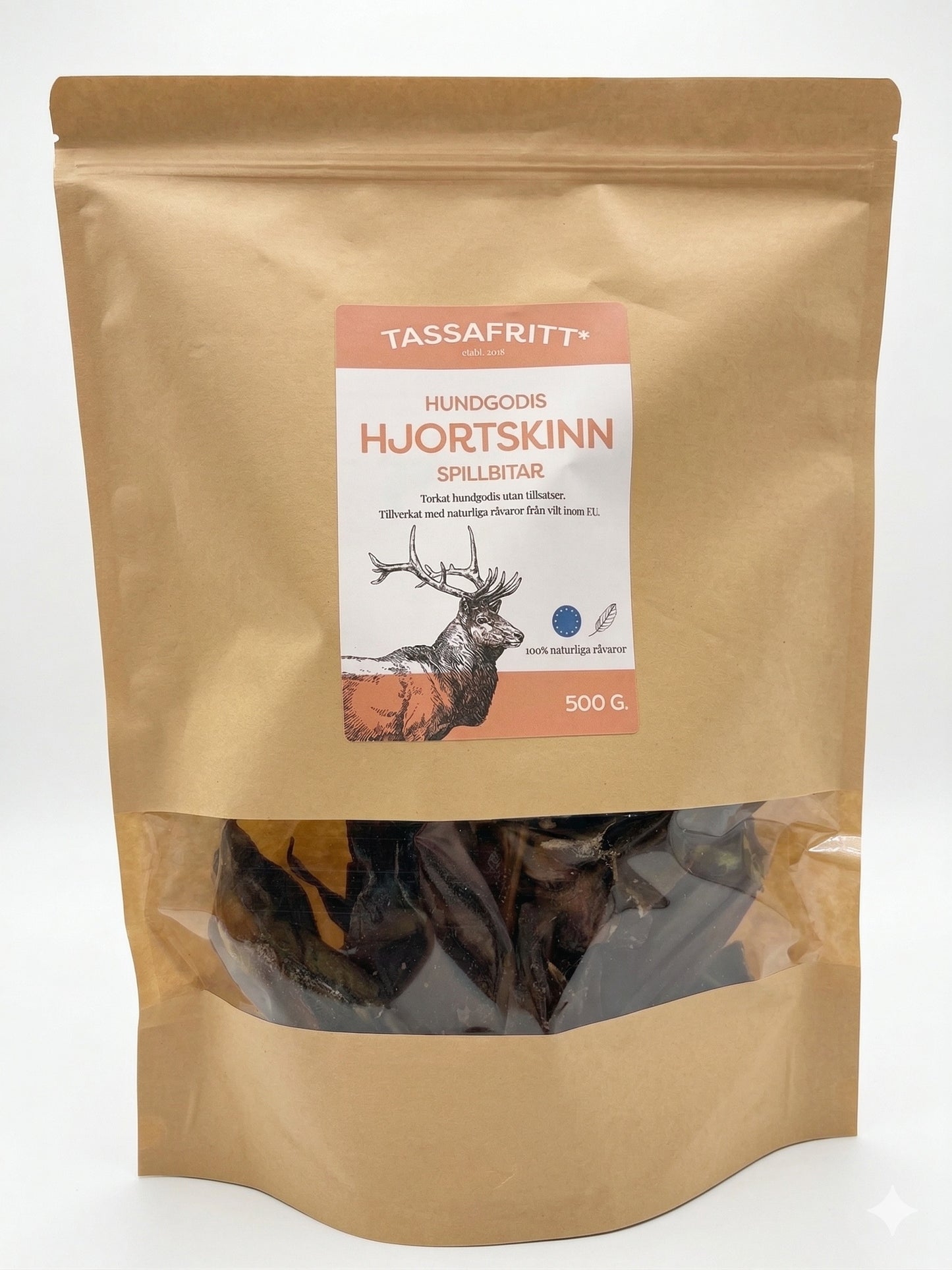 Naturligt Hundgodis Hjort Tuggrulle 15 cm