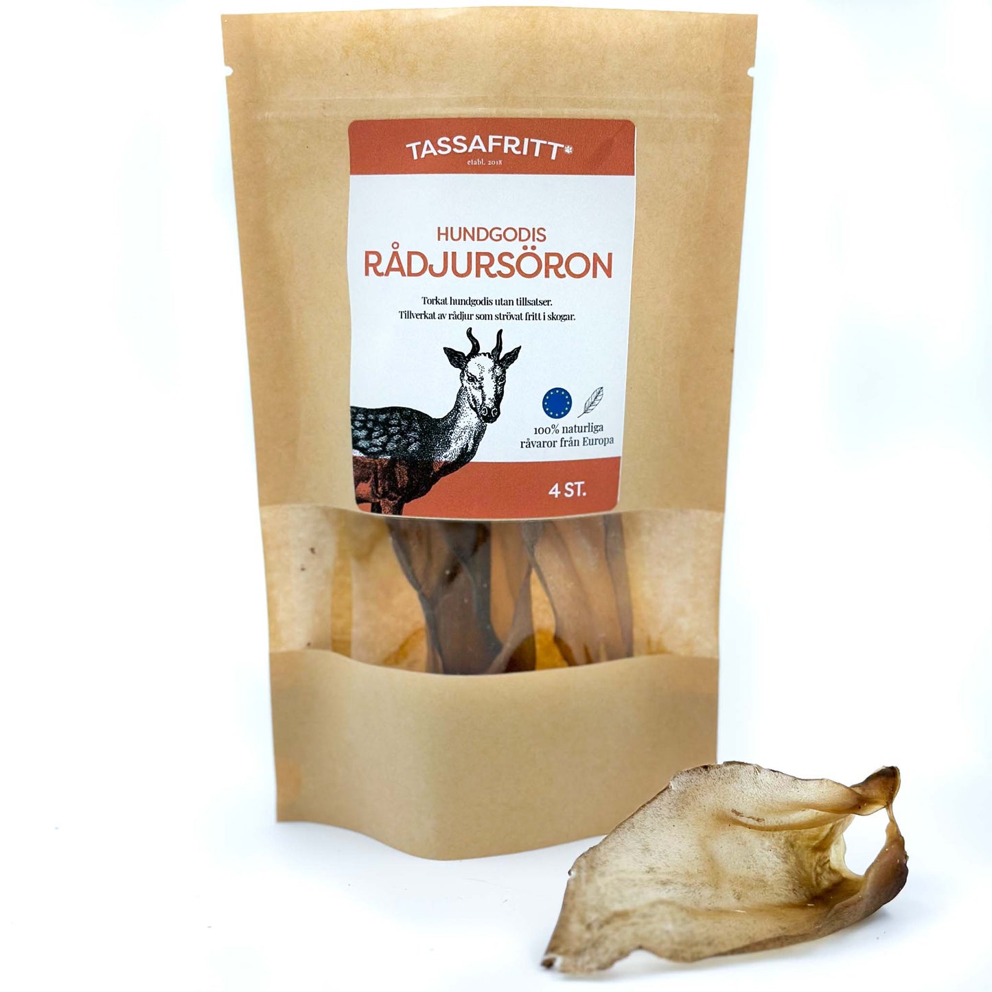 Naturligt Hundgodis Rådjursöron (EU)
