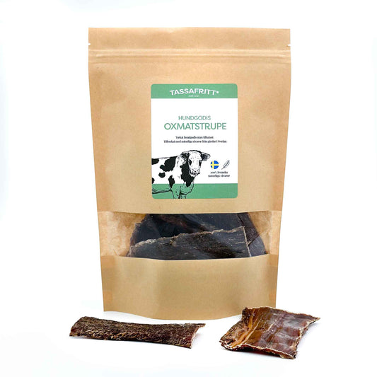 Svenskt Hundgodis Oxmatstrupe 15 cm